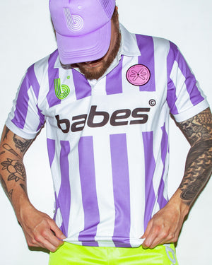 BABES LAVENDER FOOTBALL JERSEY