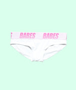 BABES WOMENS WHITE PANTS