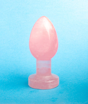 ROSE QUARTZ BUTTPLUG